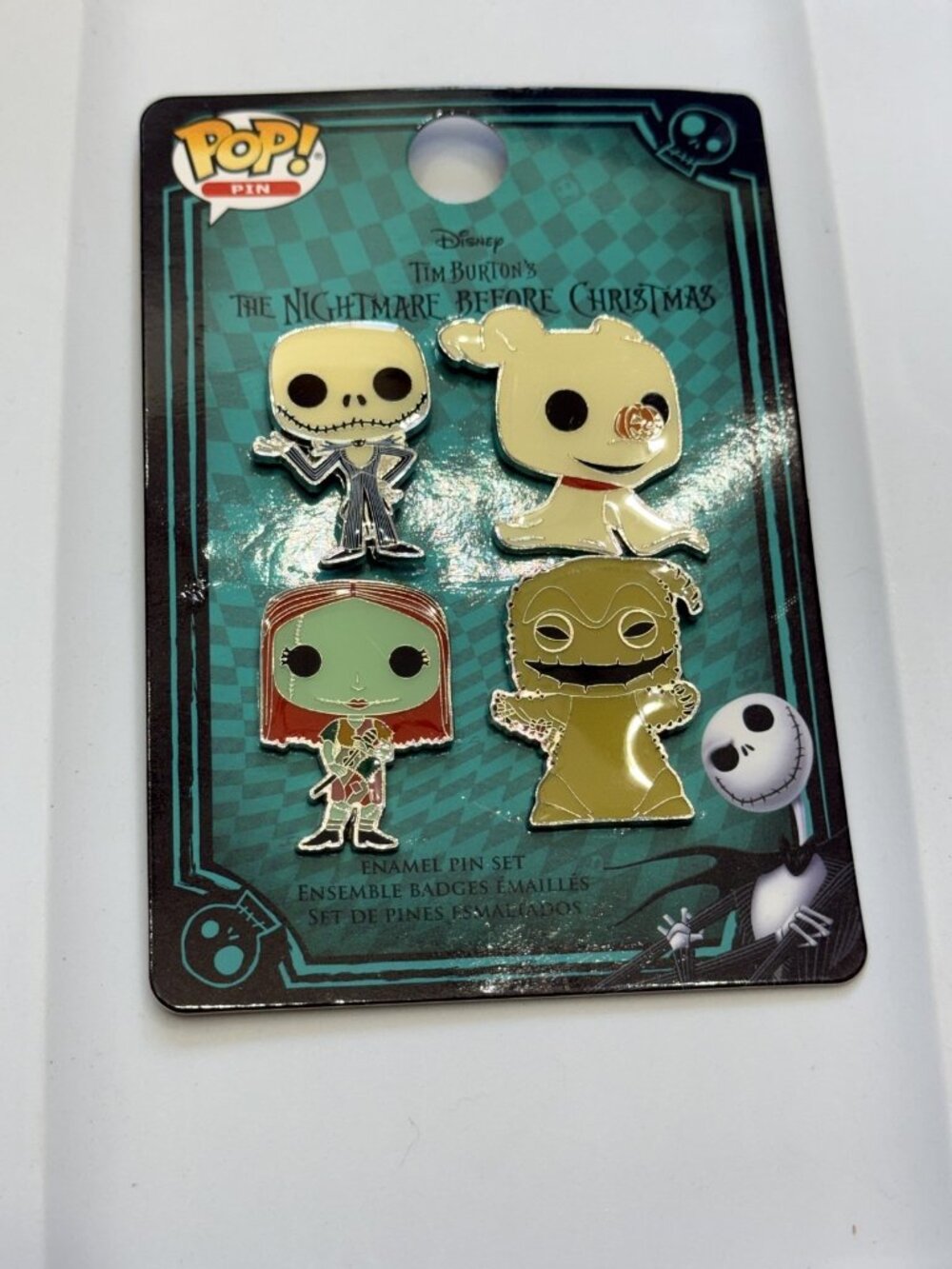 Funko POP! Disney Nightmare Before Christmas Enamel Pin Set of 4 Jack Sally